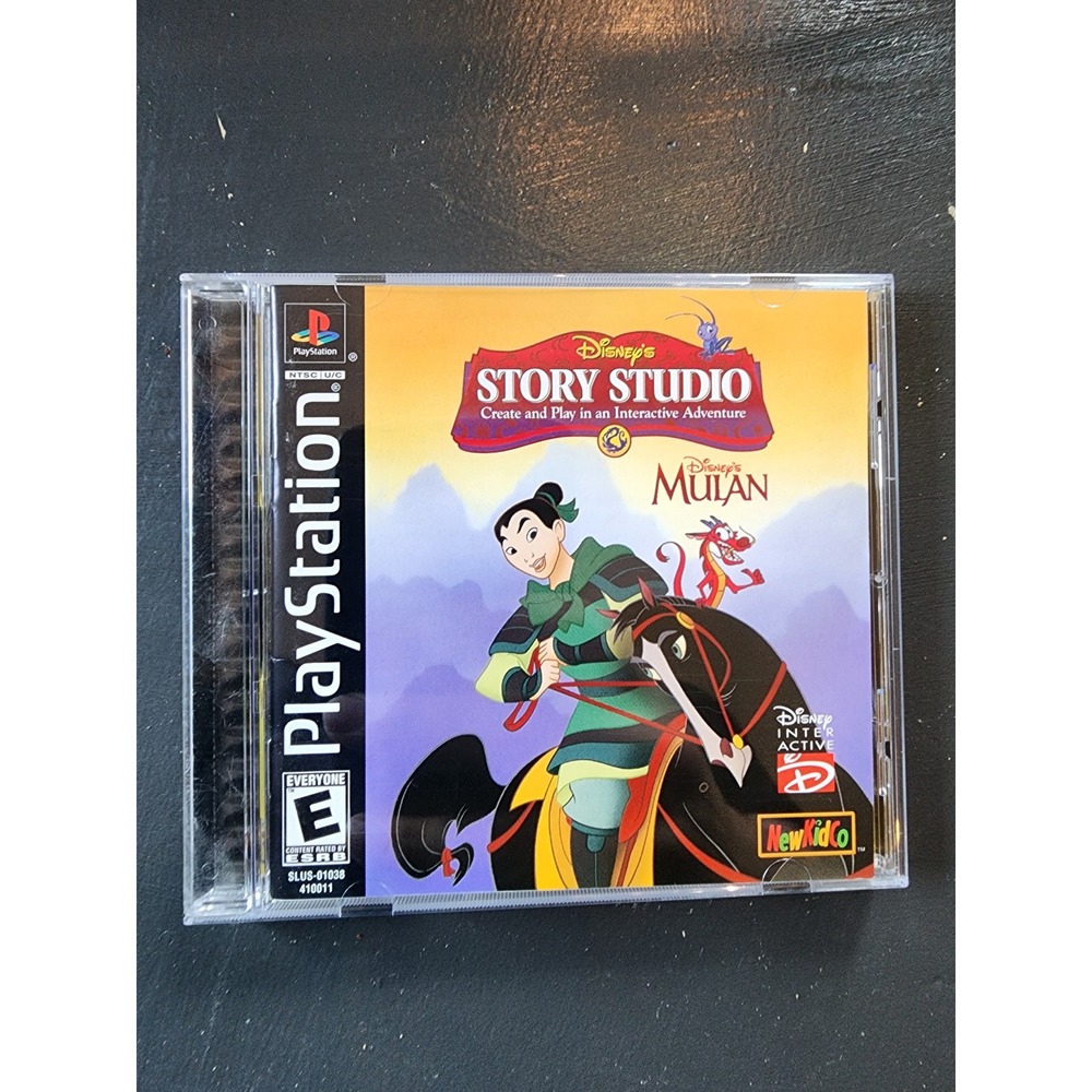 Disney's Mulan Story Studio Playstation PS1 Game 1999 NTSC-U/C